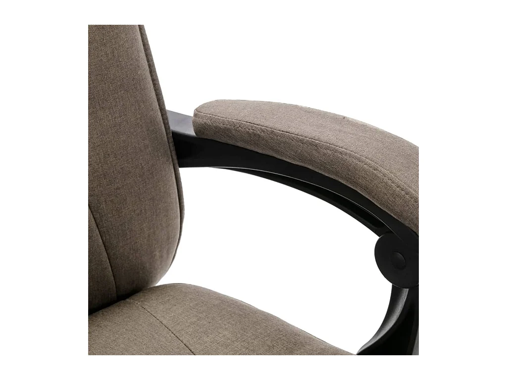 Kantoormassagestoel stof taupe