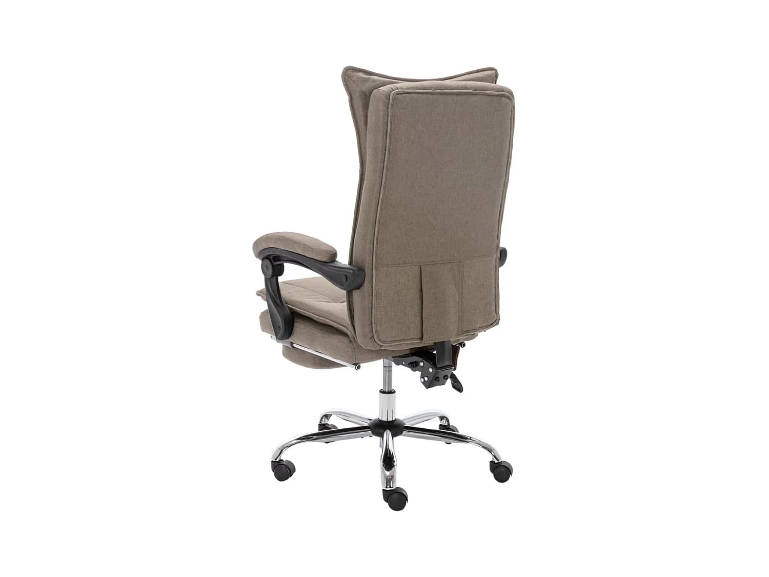 Kantoormassagestoel stof taupe