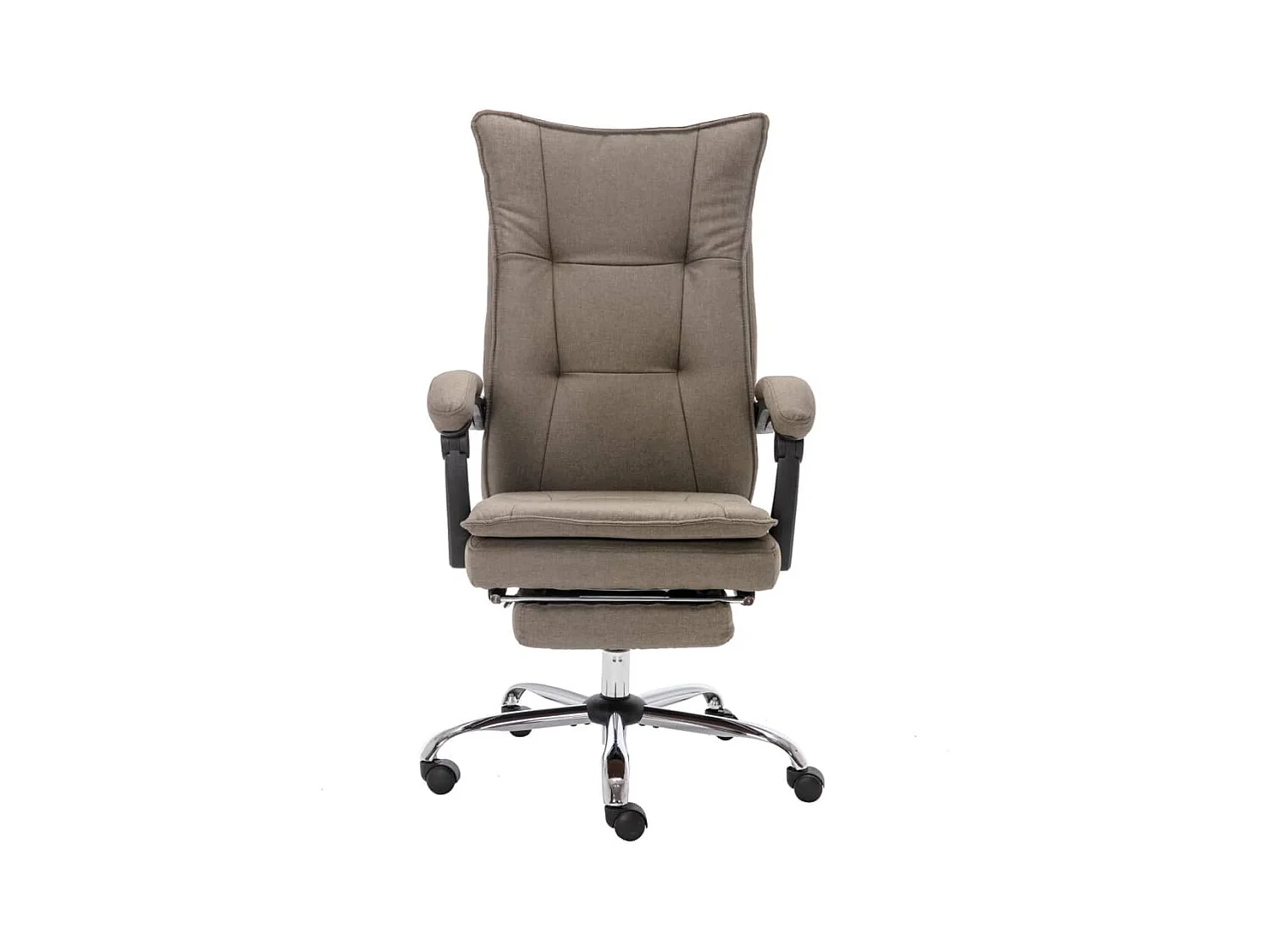 Kantoormassagestoel stof taupe