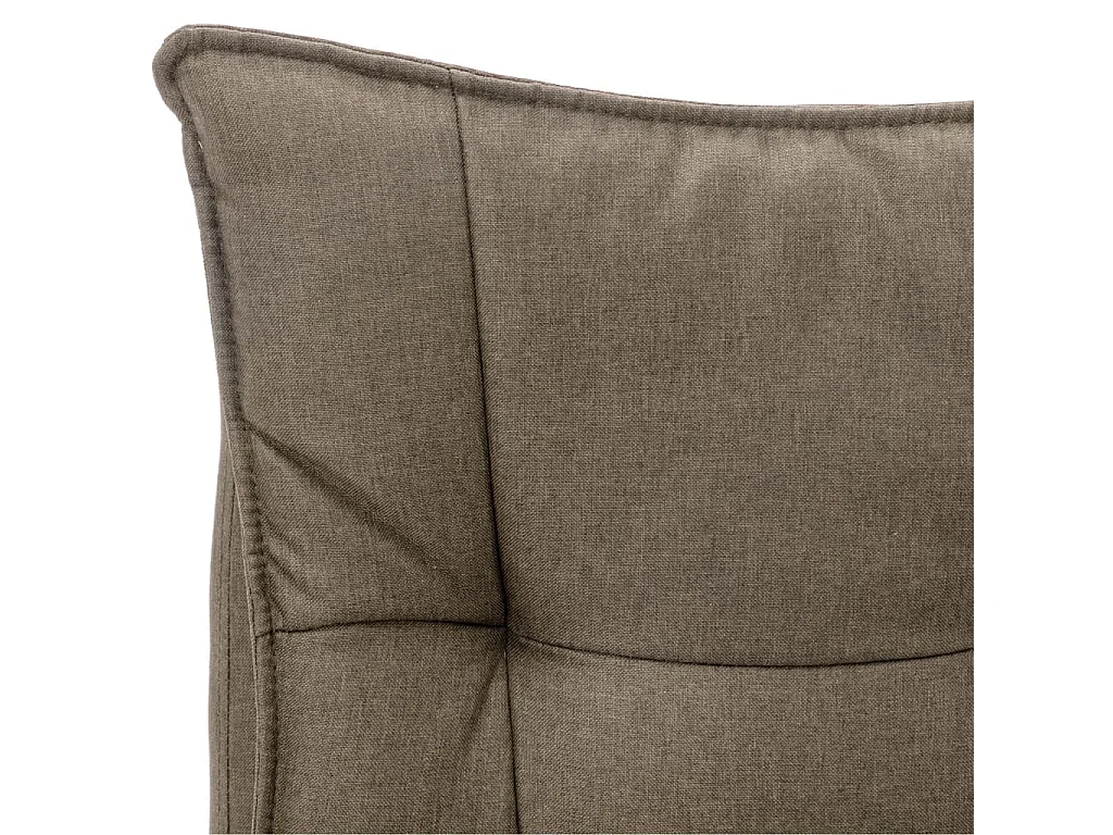 Chaise de bureau de massage Taupe Tissu