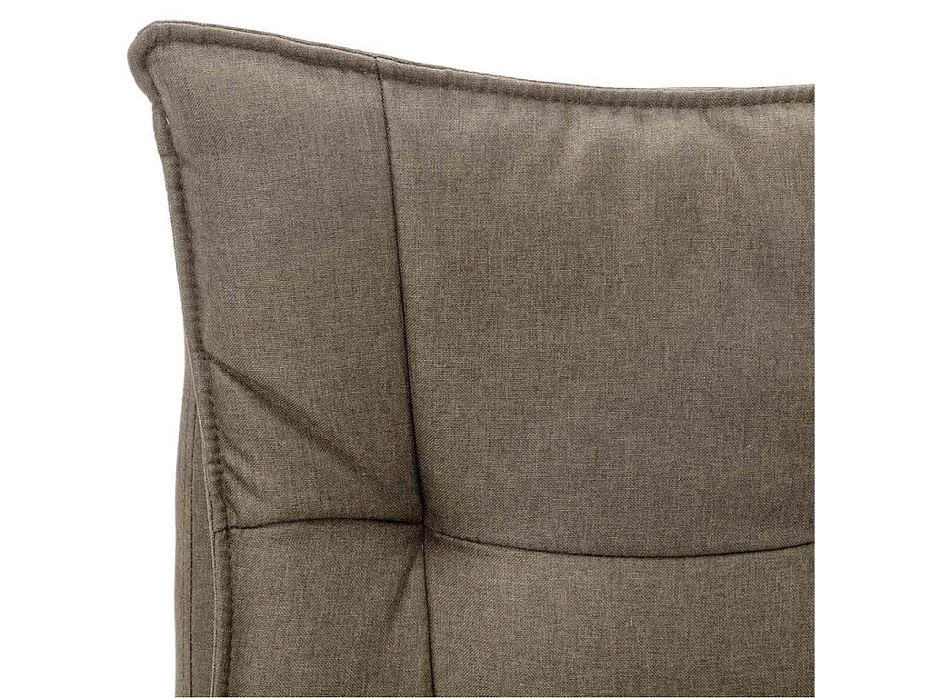Chaise de bureau de massage Taupe Tissu