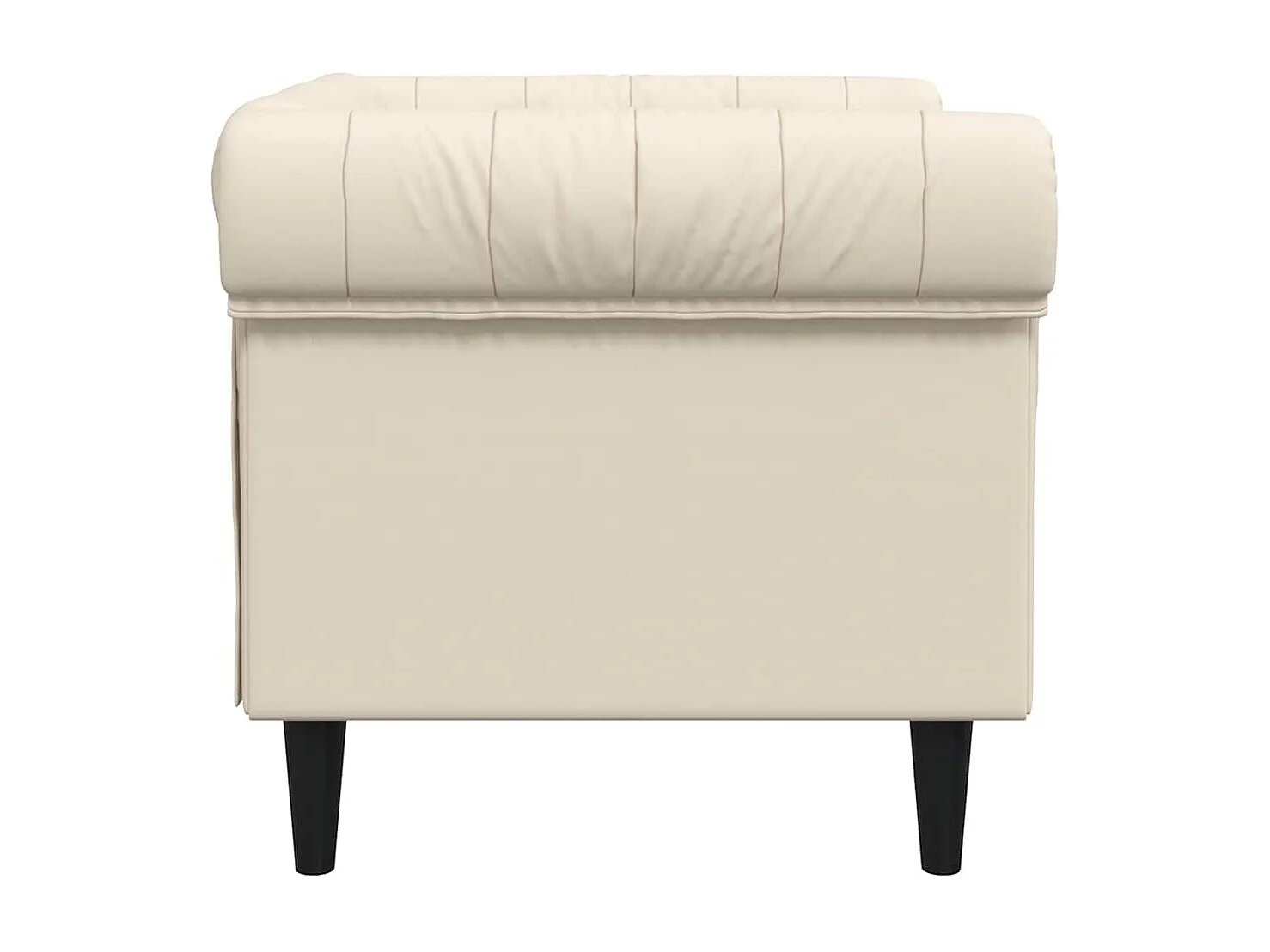 Fauteuil Chesterfield lin