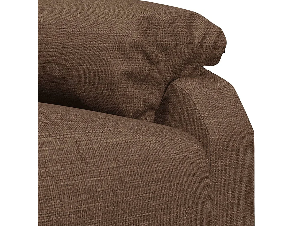 Fauteuil de massage Marron Tissu