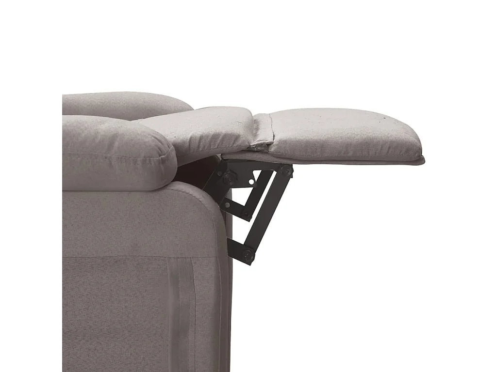 Fauteuil de massage Taupe Tissu