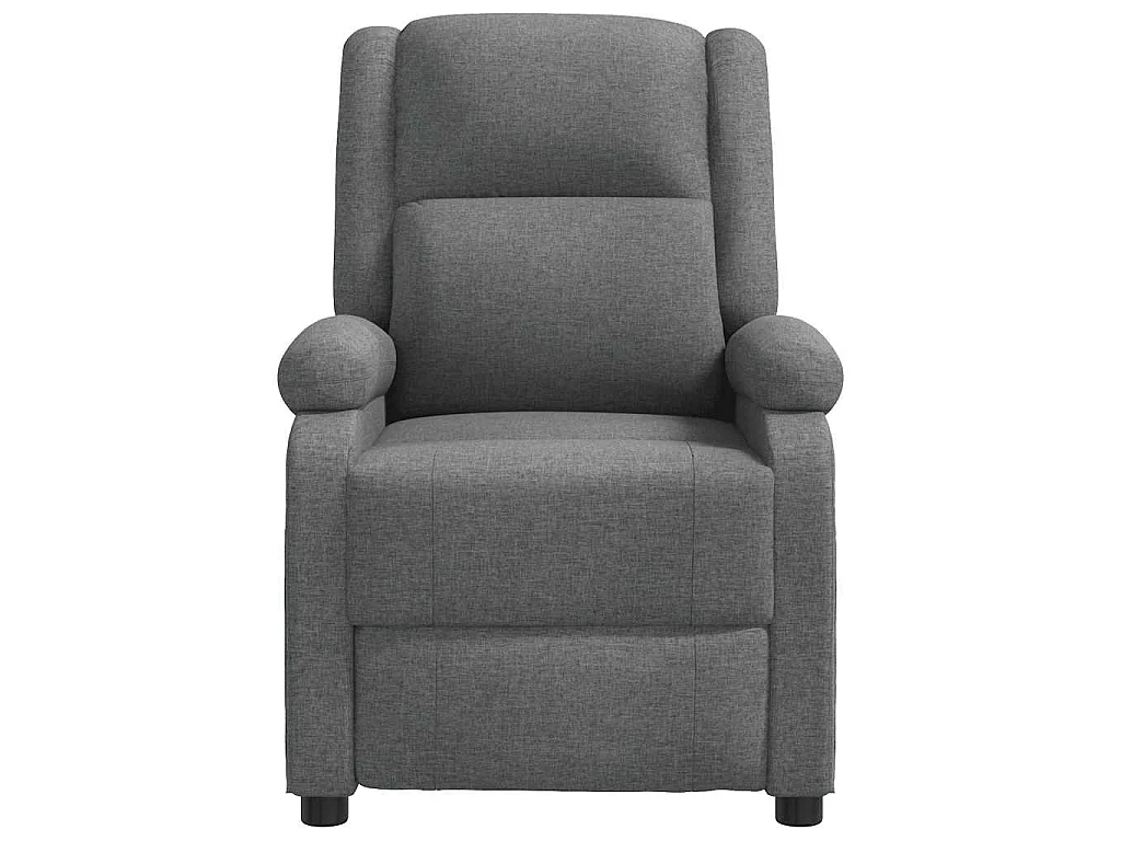 Massagesessel Dunkelgrau Stoff