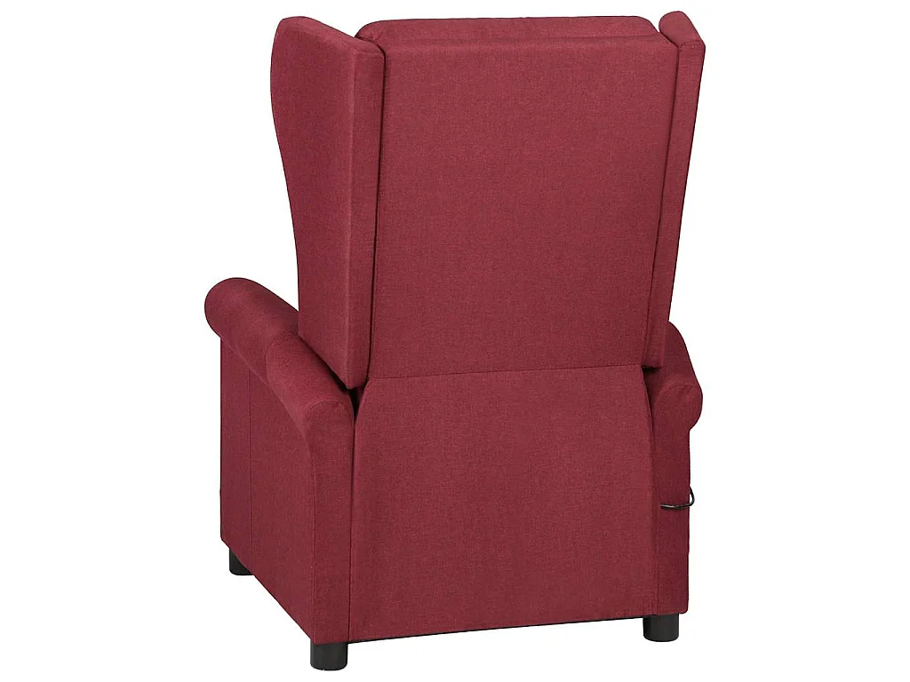 Fauteuil de massage Rouge bordeaux Tissu