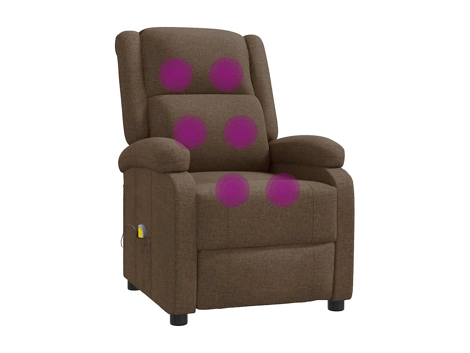 Fauteuil de massage Marron Tissu