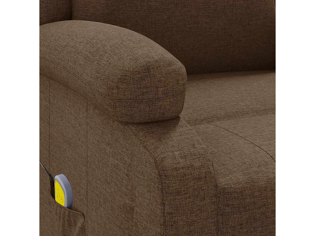 Fauteuil de massage Marron Tissu
