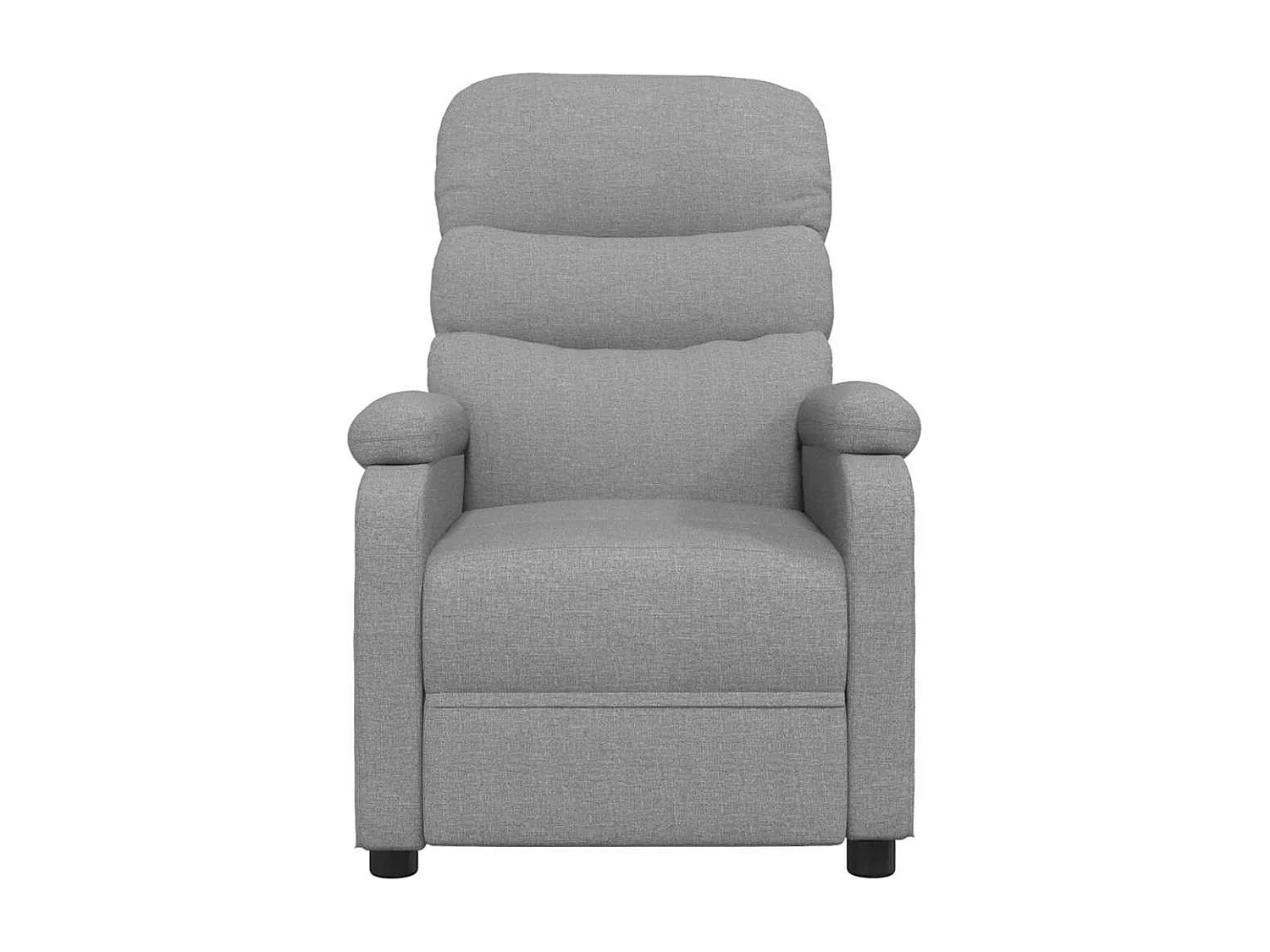 Poltrona de massagens tecido cinzento-claro