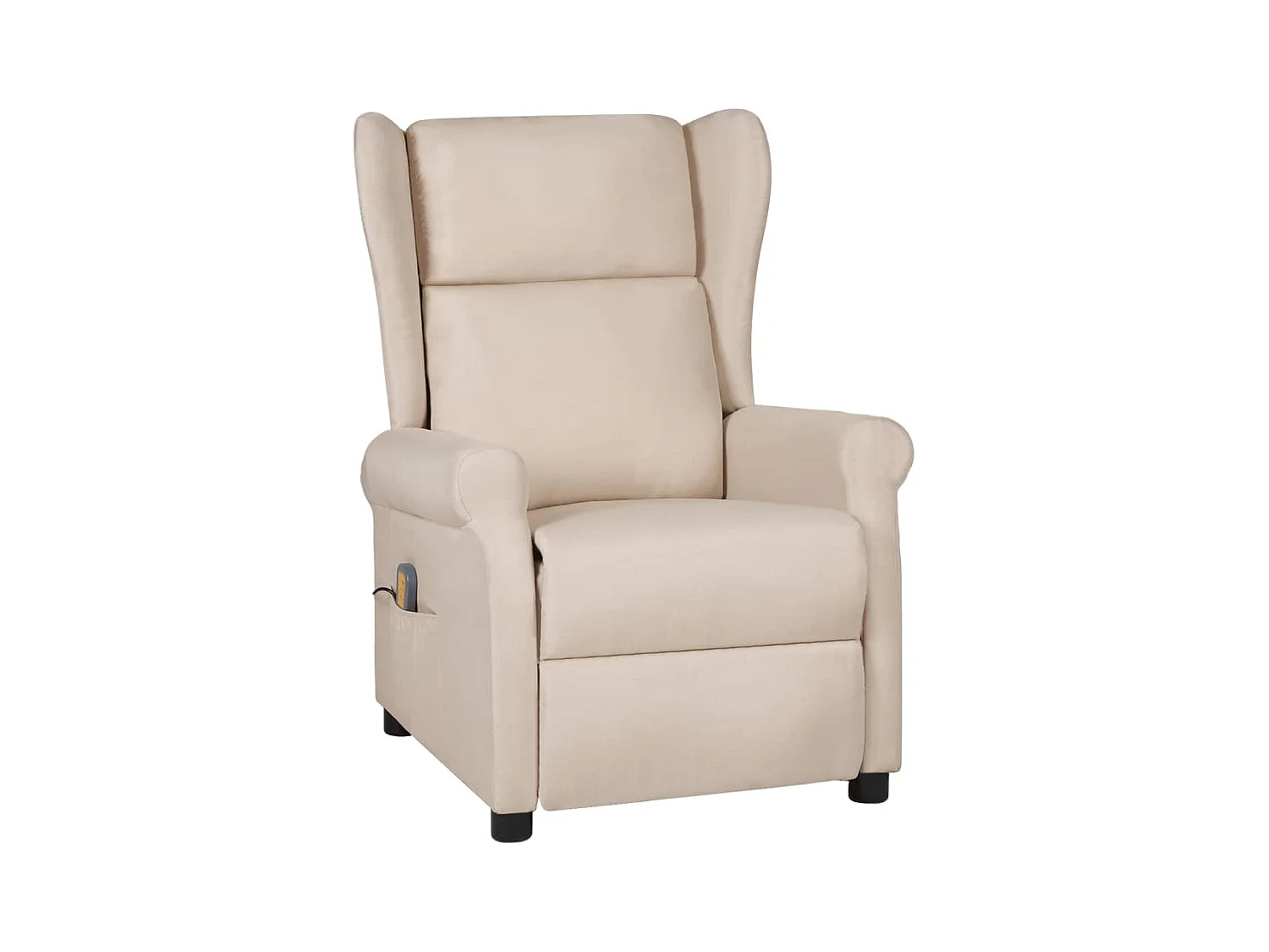 Fauteuil de massage Crème Tissu