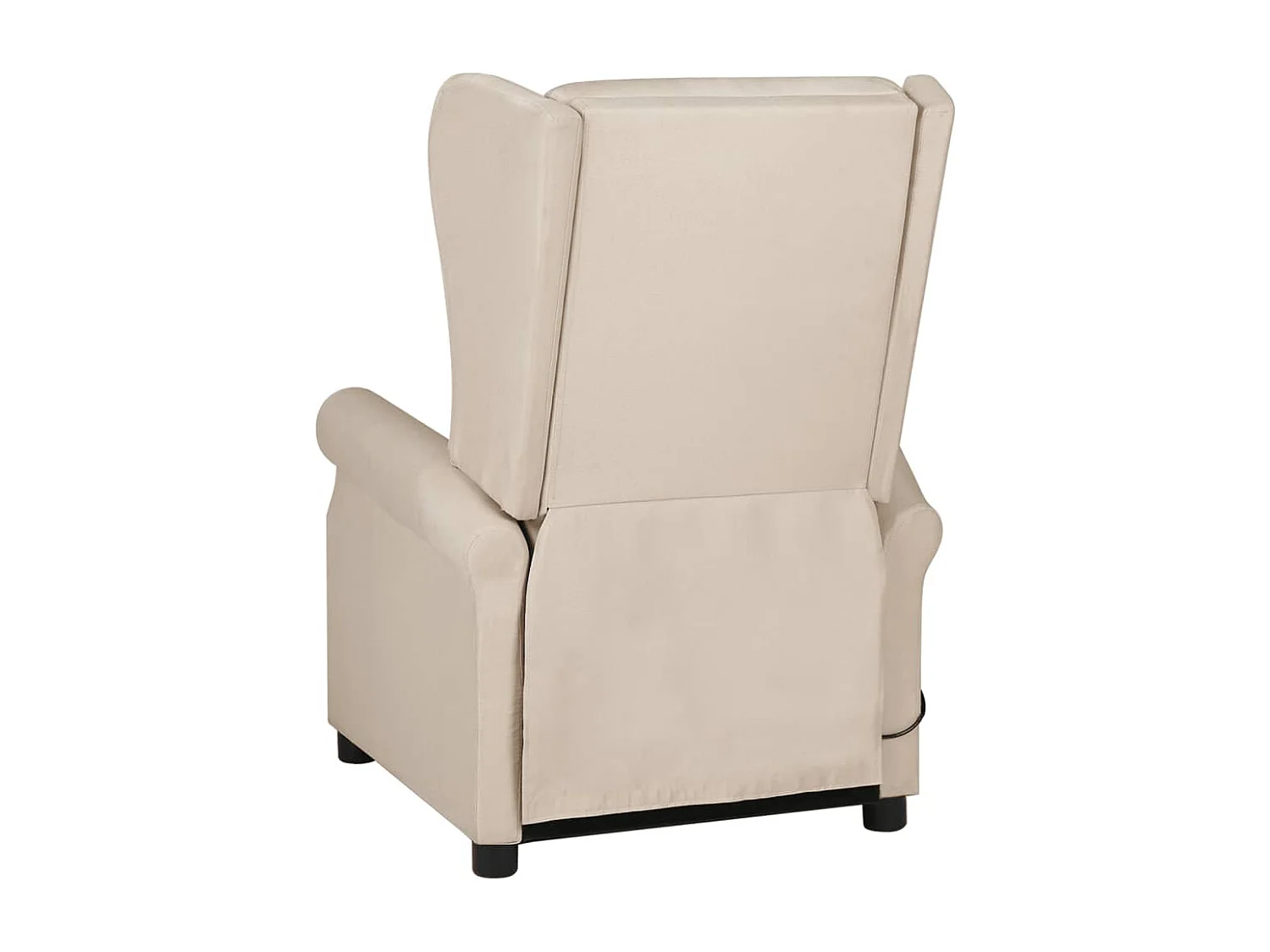 Poltrona de massagens tecido cor creme