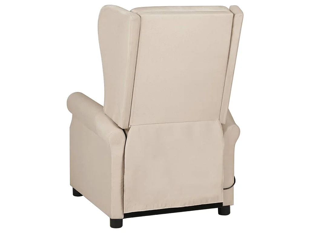 Fauteuil de massage Crème Tissu