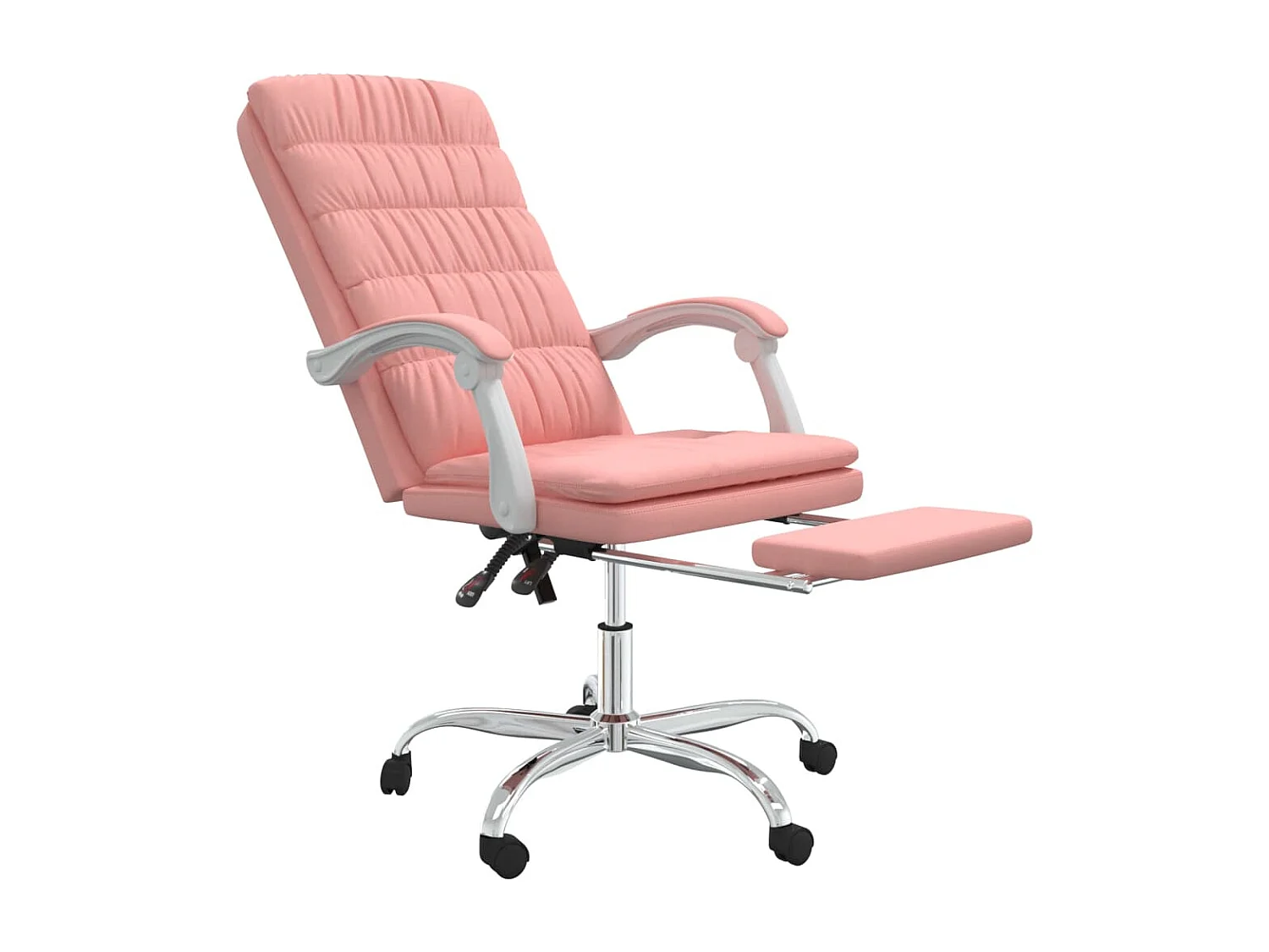 Fauteuil inclinable de bureau Rose Similicuir