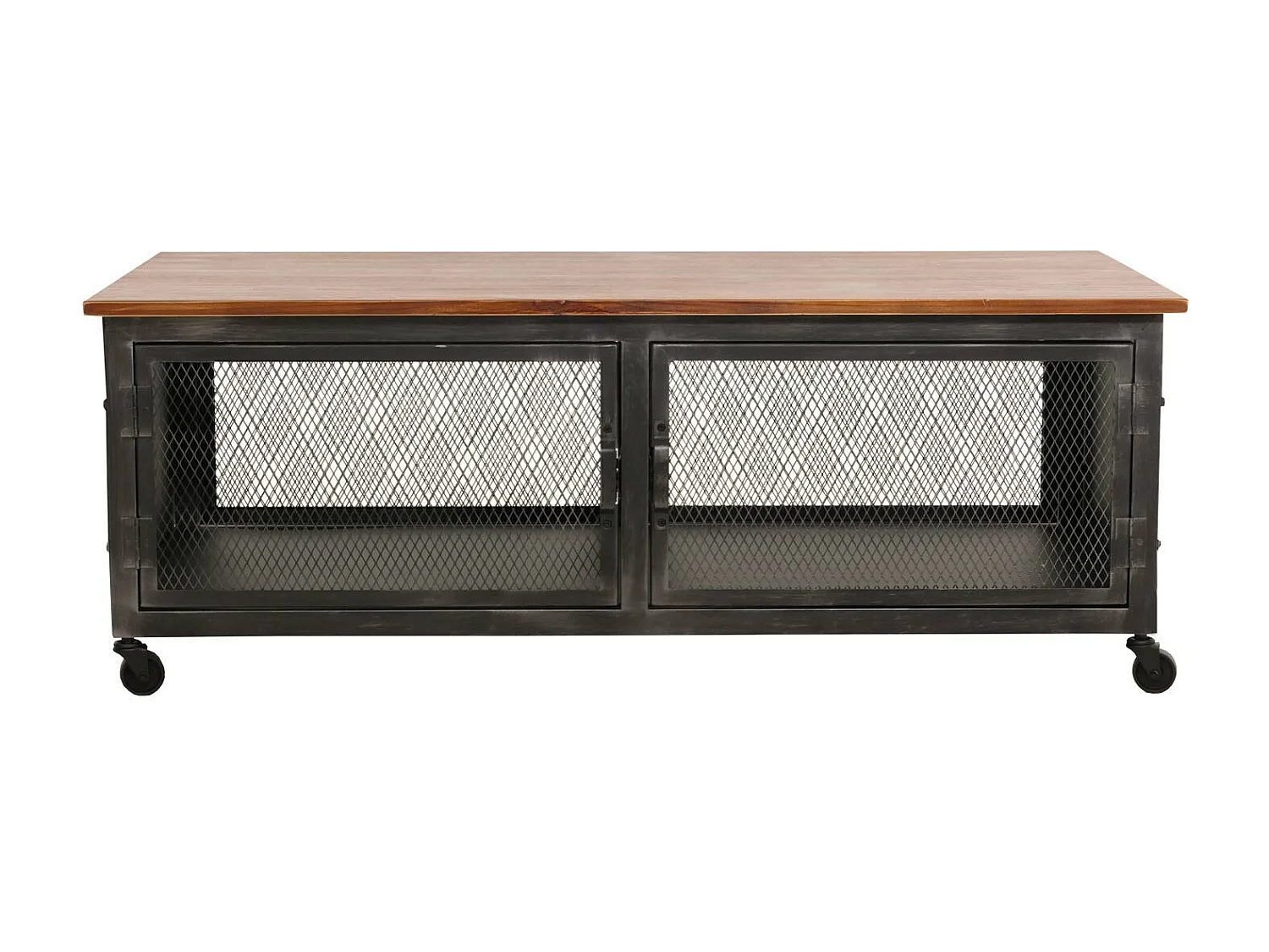 Couchtisch MCW-N28, Schwarz, braun