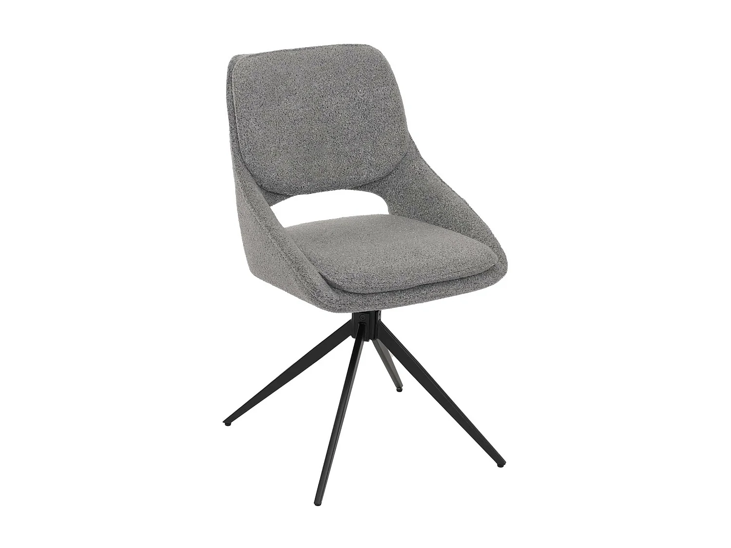 Chaise de salle à manger MCW-N74 (lot de 6),  gris