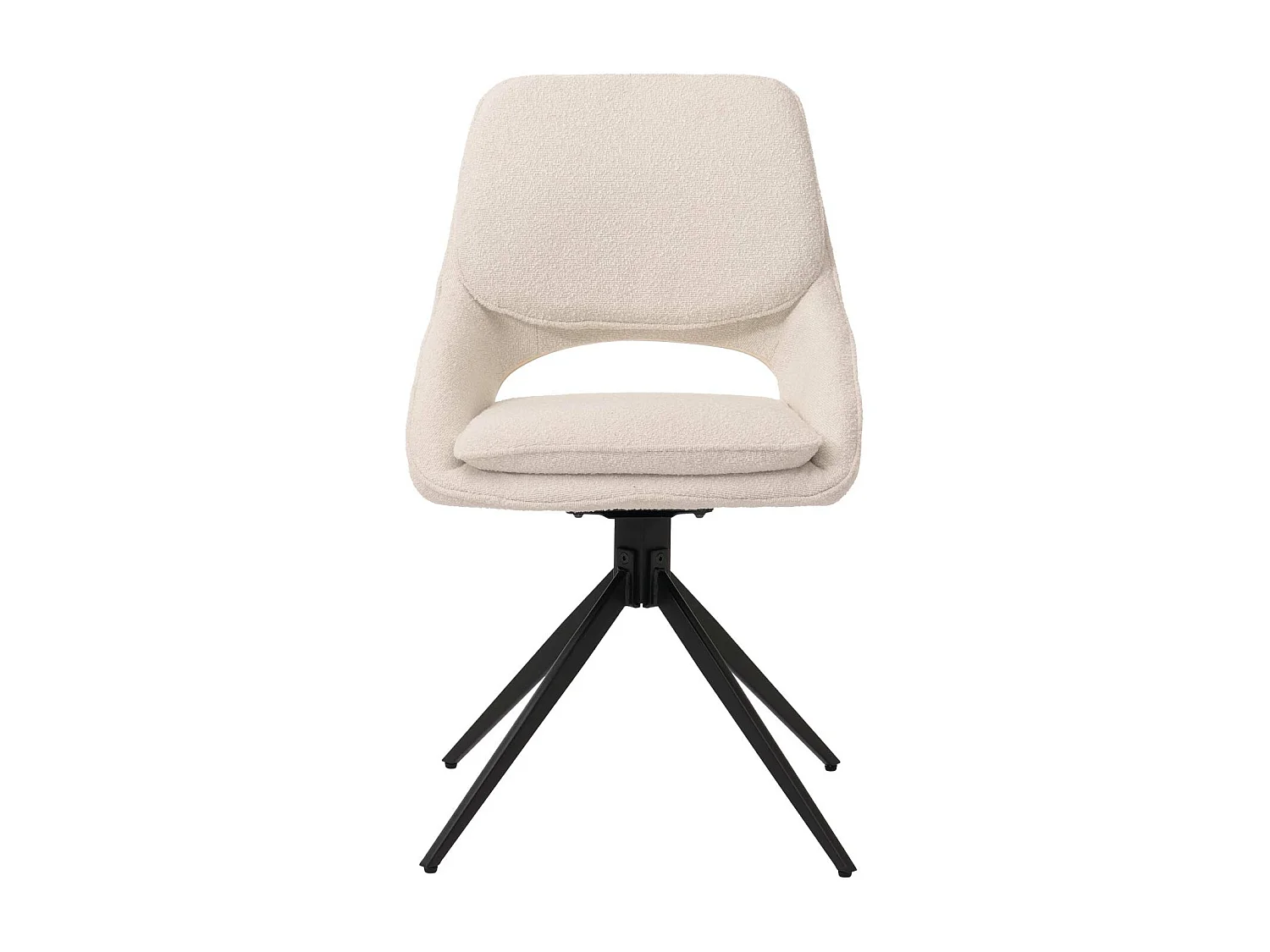 Chaise de salle à manger MCW-N74 (lot de 6),  crème