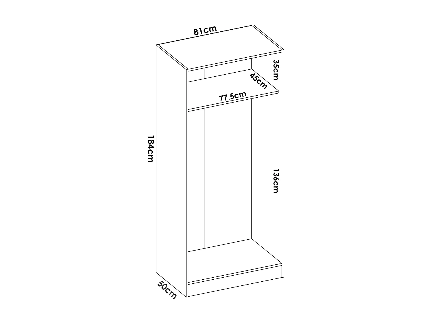 Ensemble de tête de lit + lot de 2 tables de chevet avec 2 tiroirs + armoire + commode haute avec 5 tiroirs coloris blanc