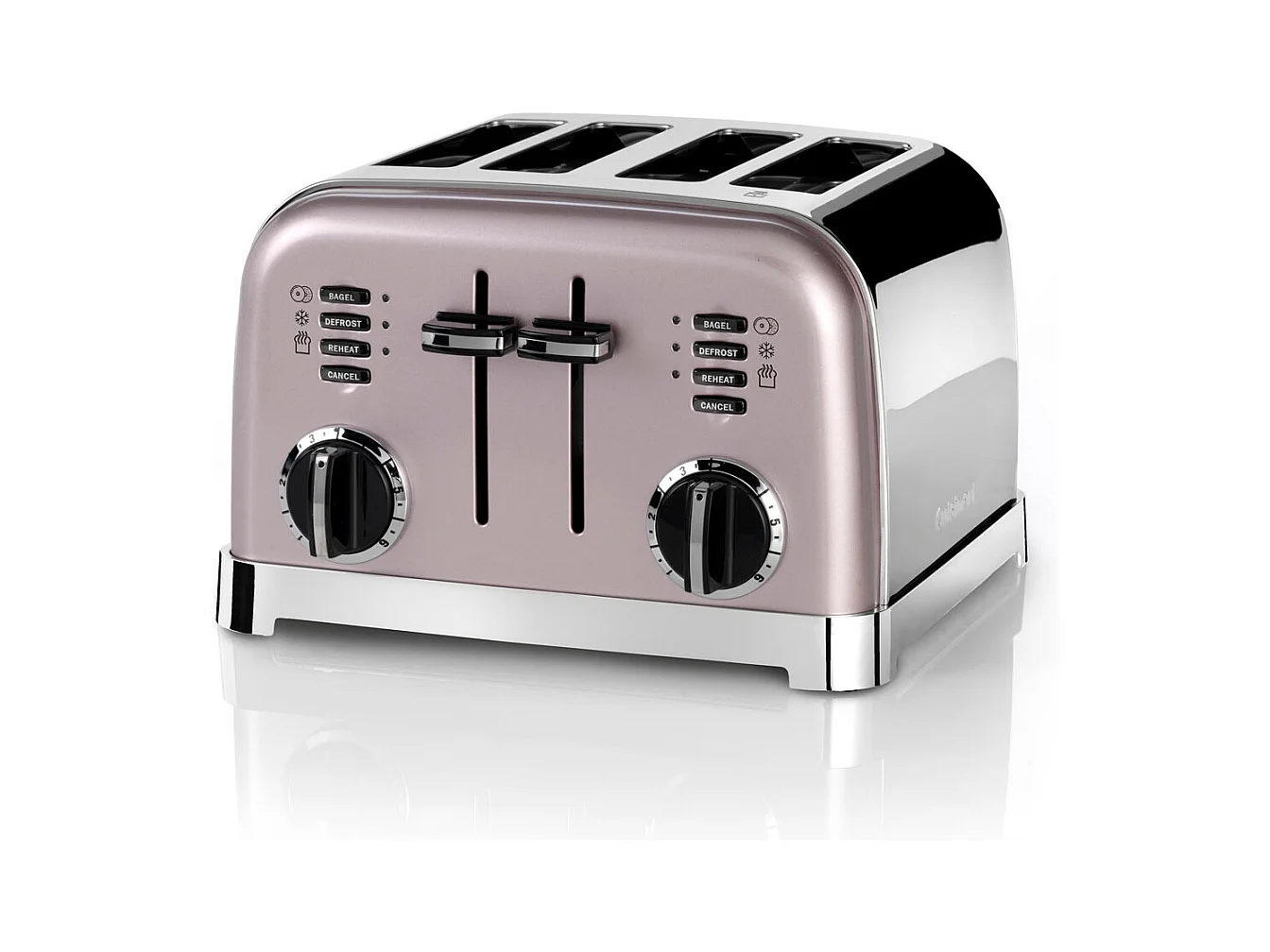 Cuisinart Grille-pain 4 fentes 1800w rose vintage - cpt180pie