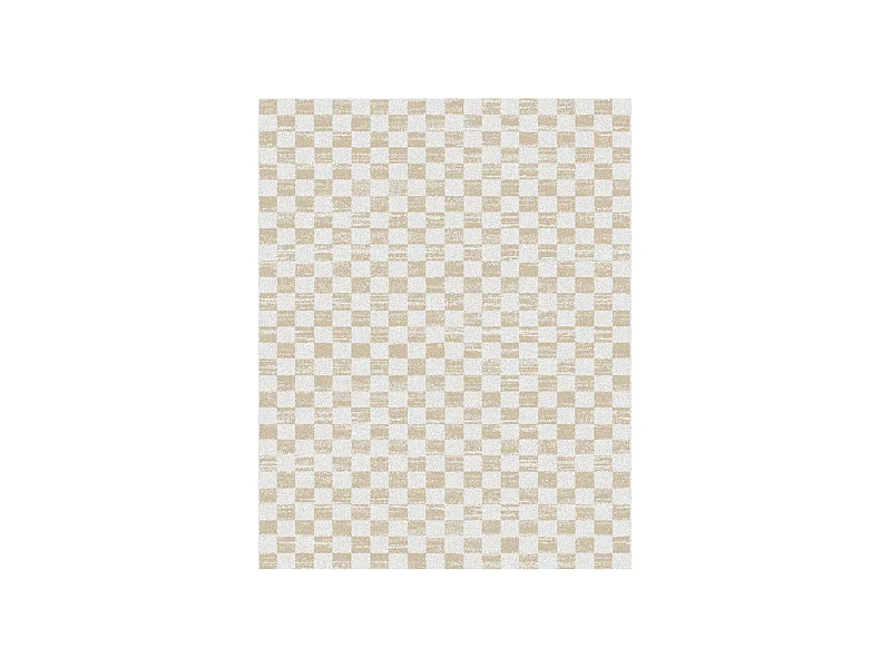 Tapis décoration d'intérieur damier 133x190cm