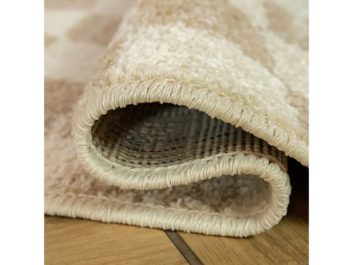 Tapis décoration d'intérieur damier 133x190cm