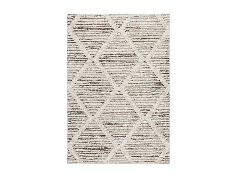 Tapis déco intérieur style berbère losanges 160x230cm