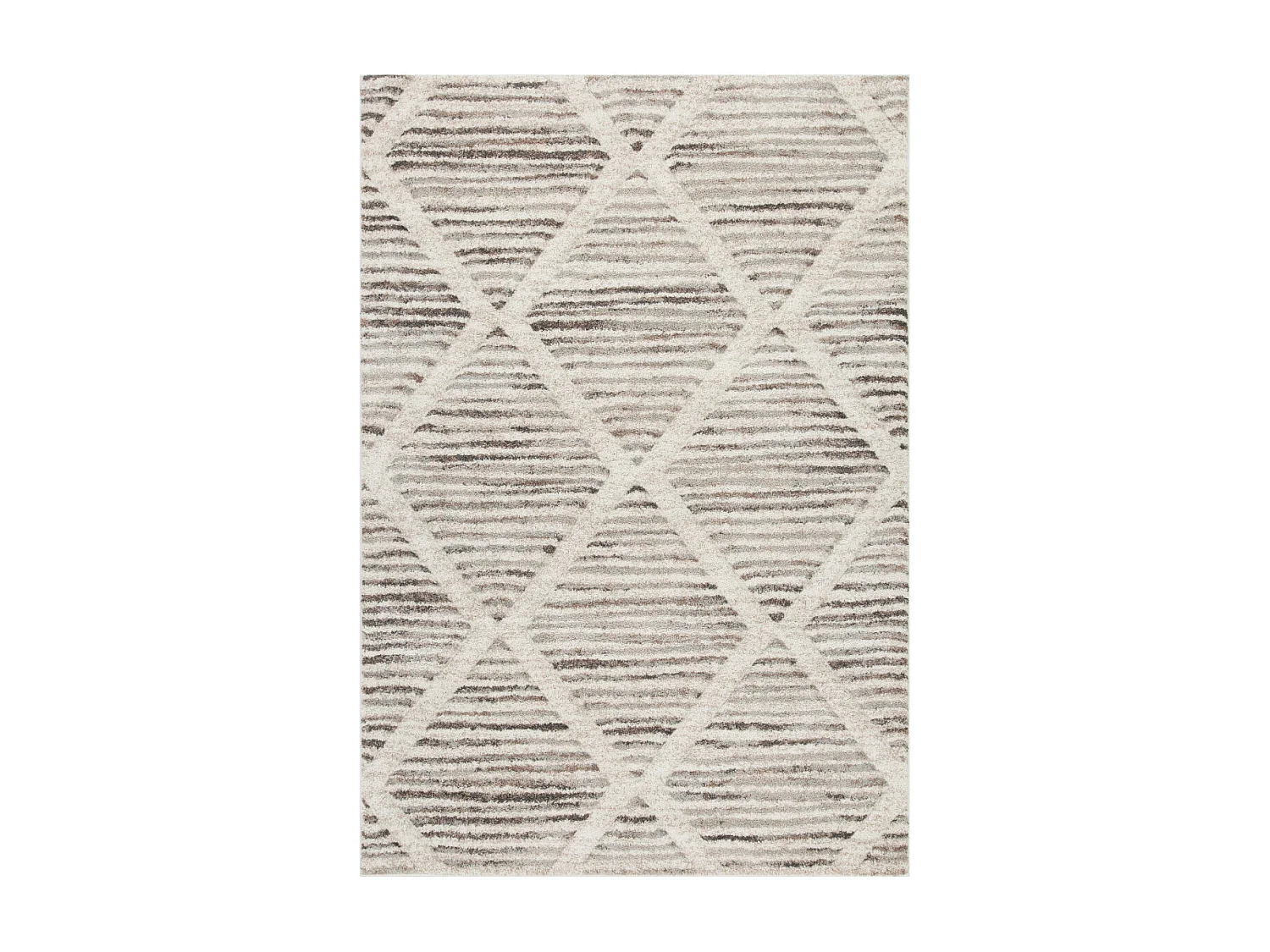 Tapis déco intérieur style berbère losanges 160x230cm