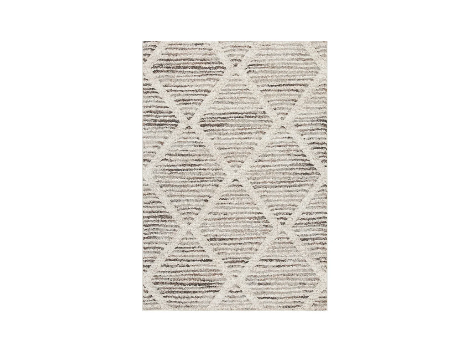 Tapis déco intérieur style berbère losanges 160x230cm