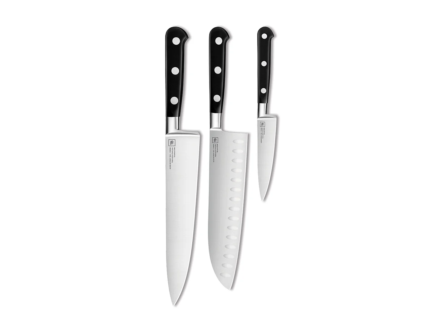 Coffret de 3 couteaux Maestro office santoku cuisine