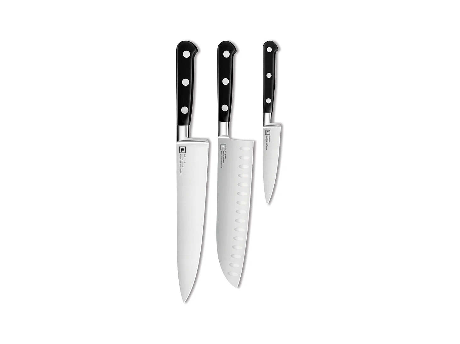 Coffret de 3 couteaux Maestro office santoku cuisine