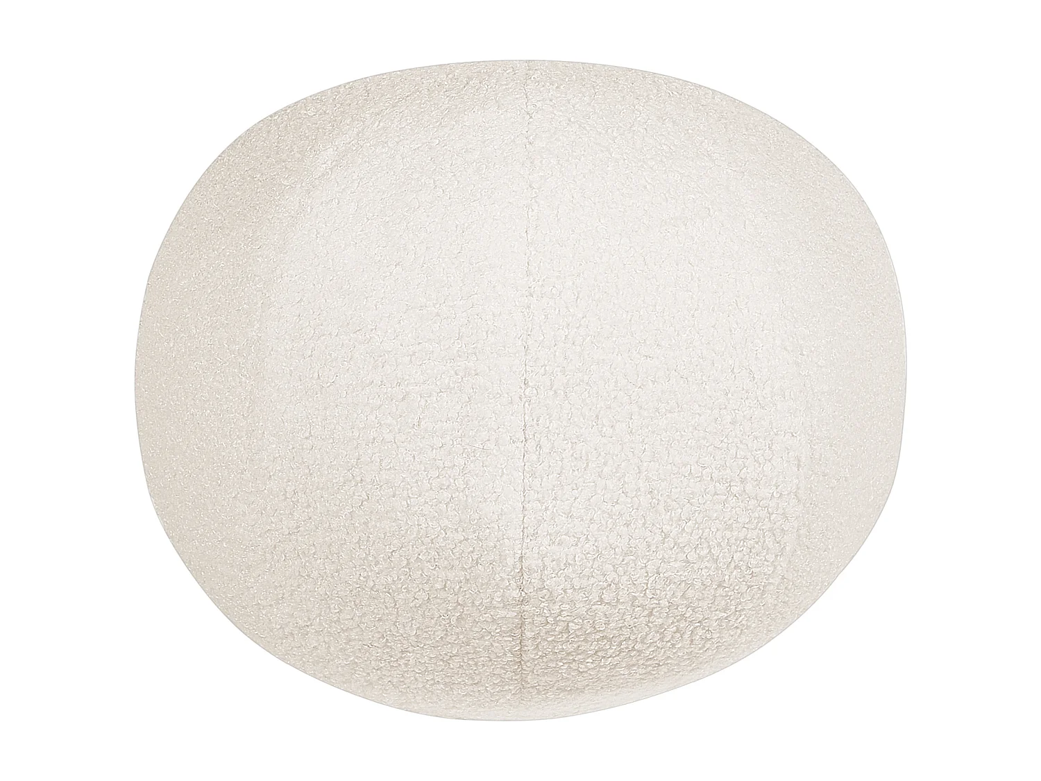 Divano LEIREN Bouclé Bianco 3 posti