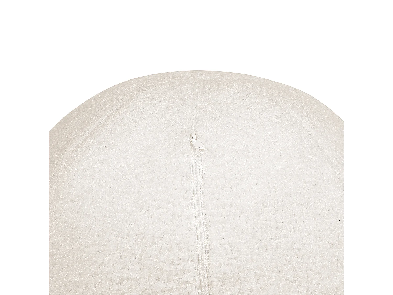 Divano LEIREN Bouclé Bianco 3 posti