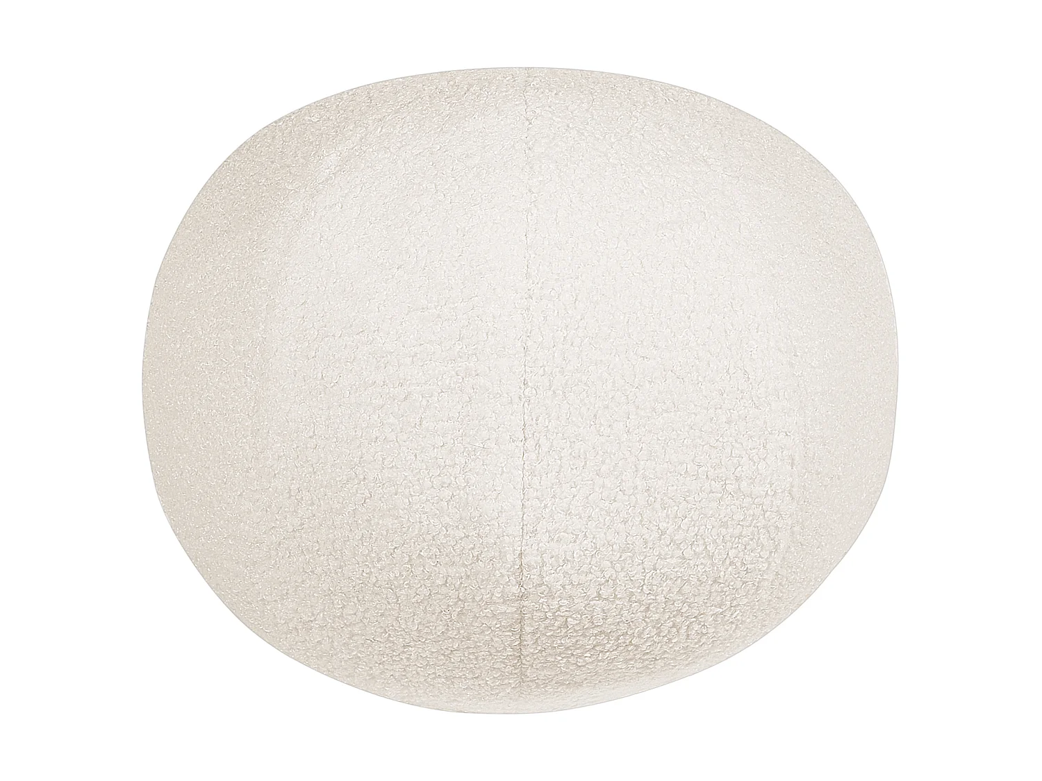 Sofa LEIREN Bouclé Weiss 3-Sitzer