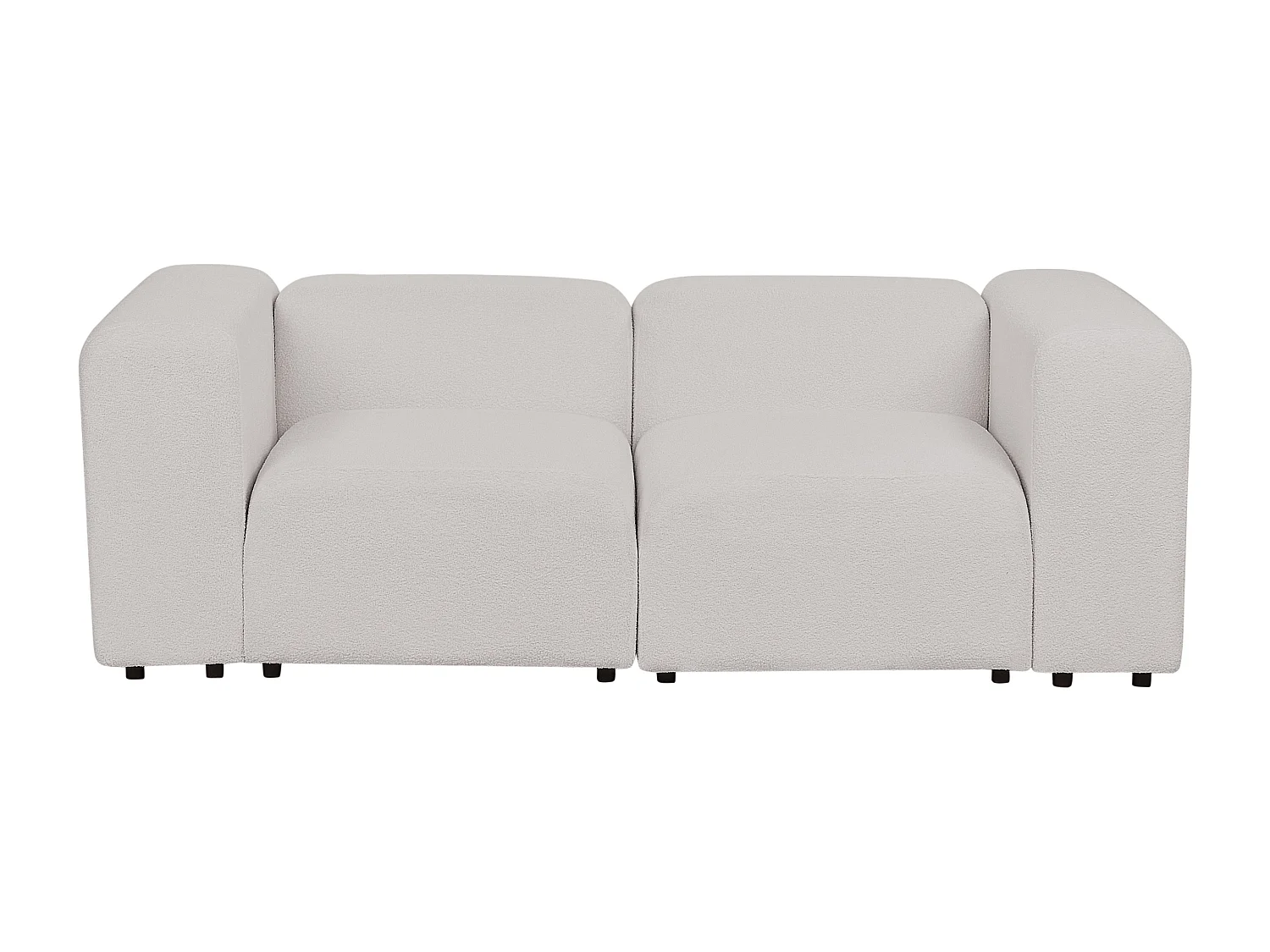 Canapé 2 places en bouclé gris clair FALSTERBO