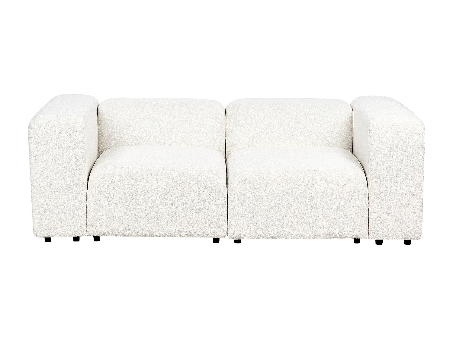 Sofa modułowa FALSTERBO Boucle Biały dla 2 osób