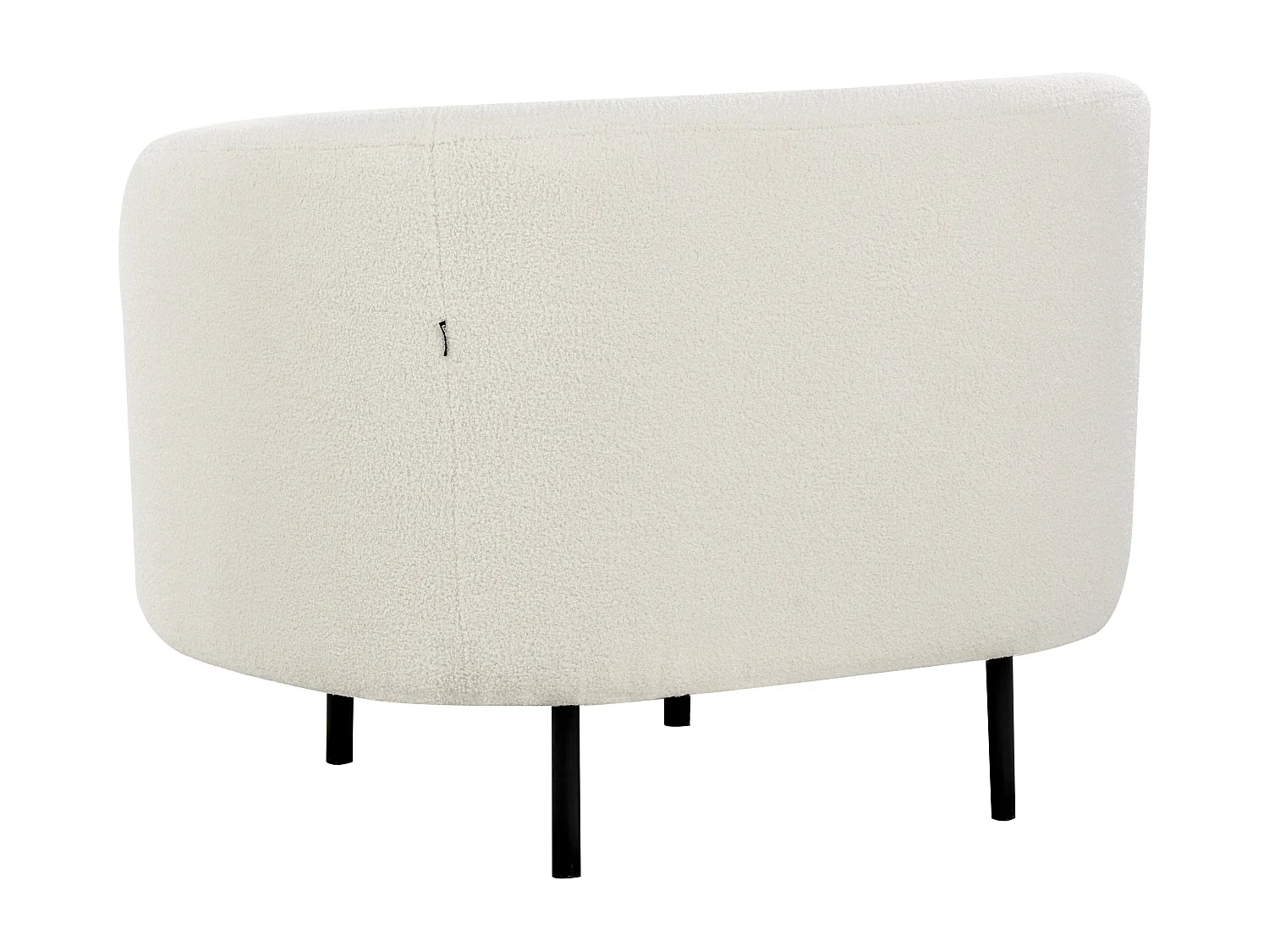 Fauteuil LOEN Bouclé Blanc