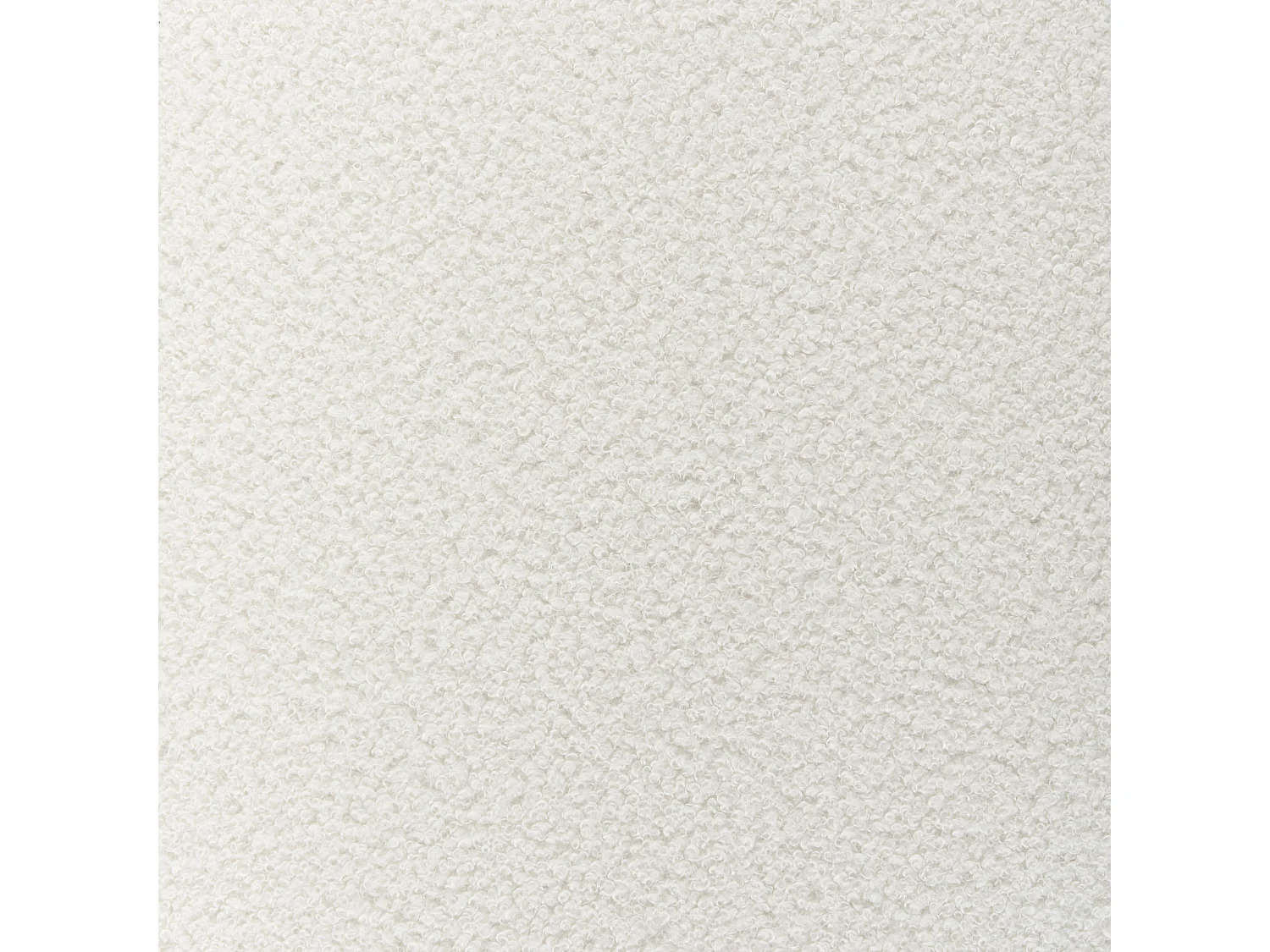 Fauteuil LOEN Bouclé Blanc