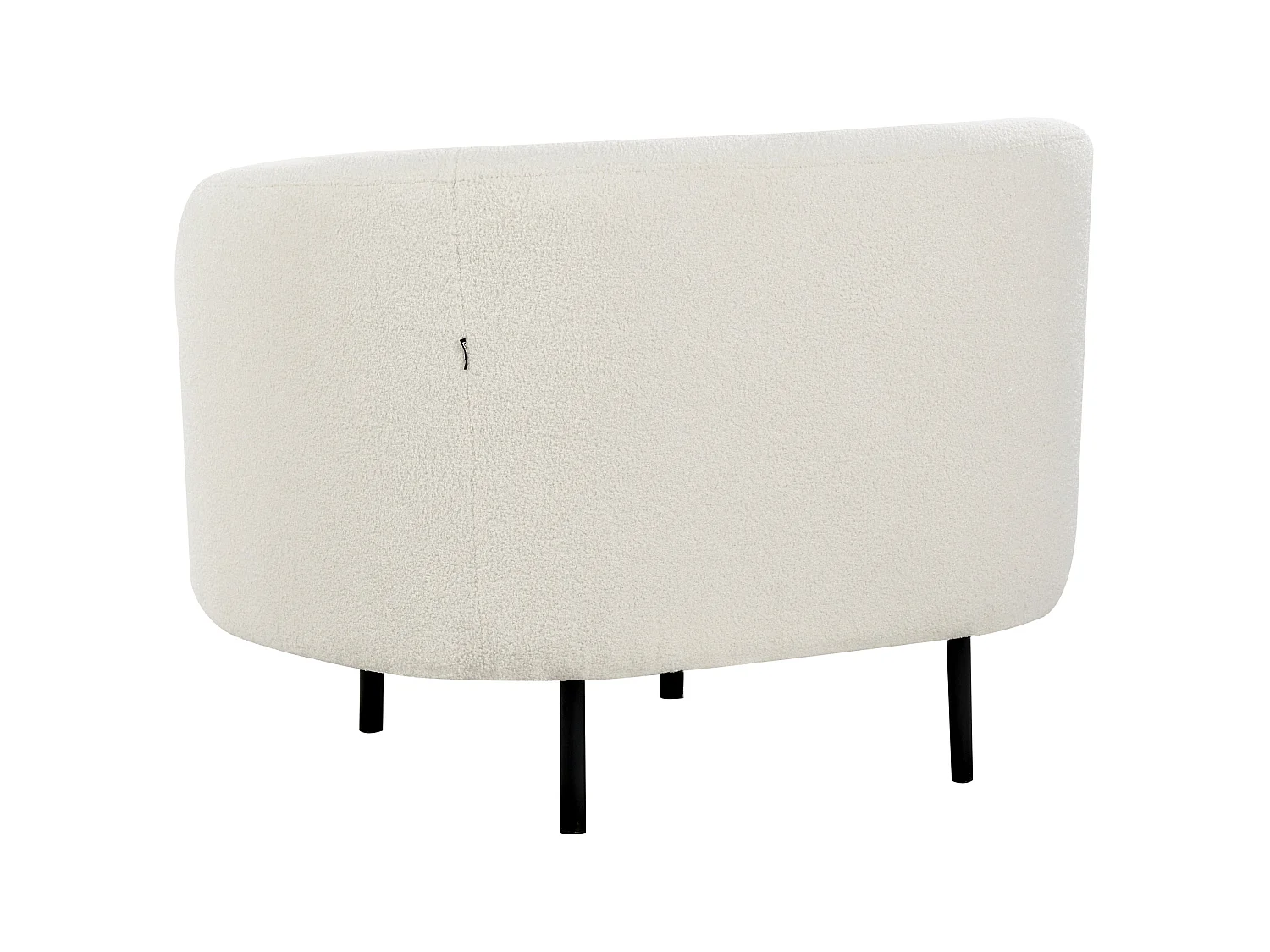 Fauteuil LOEN Bouclé Wit