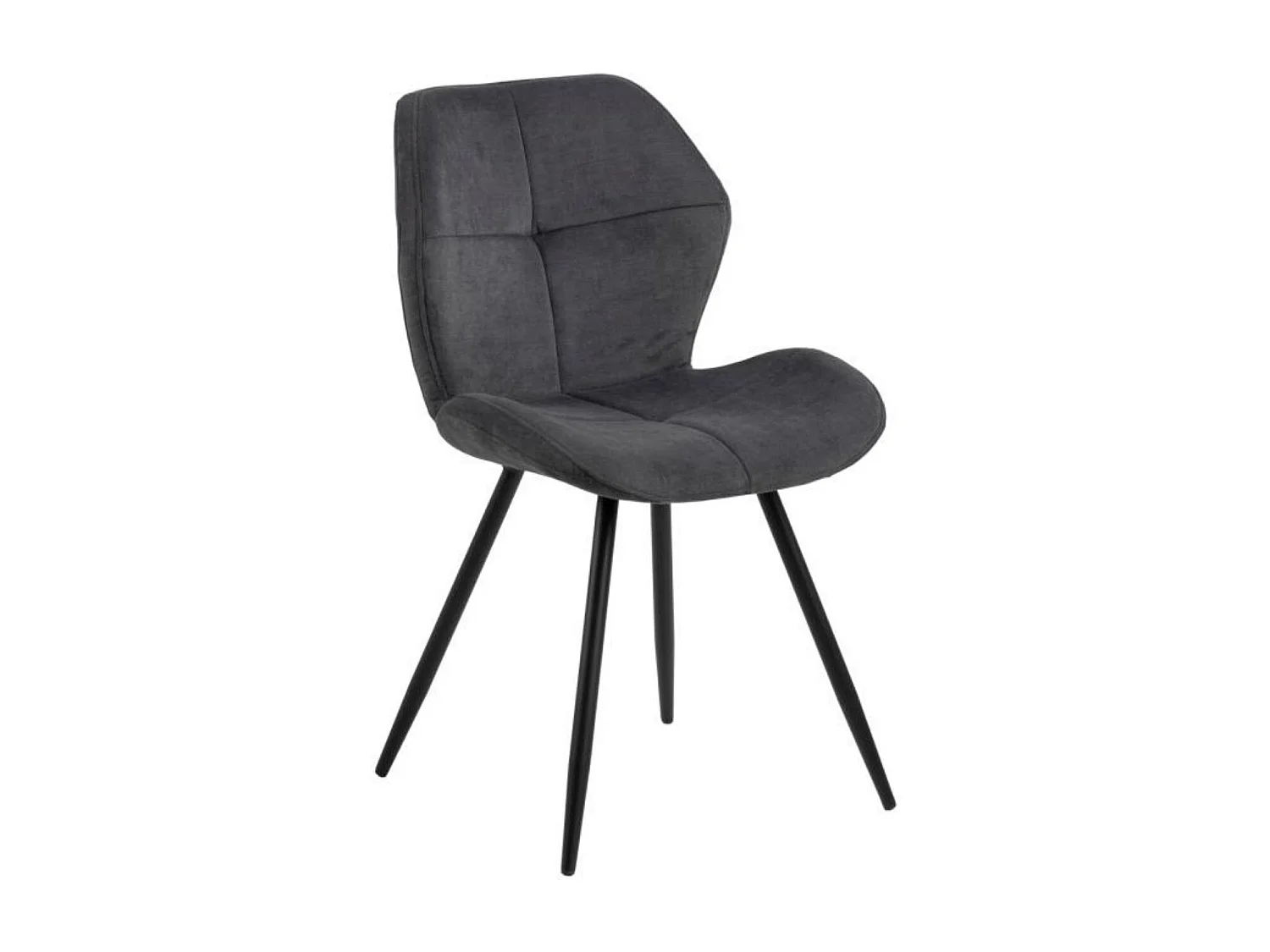 Chaises de salle à manger en tissu (lot de 2) - PETRA