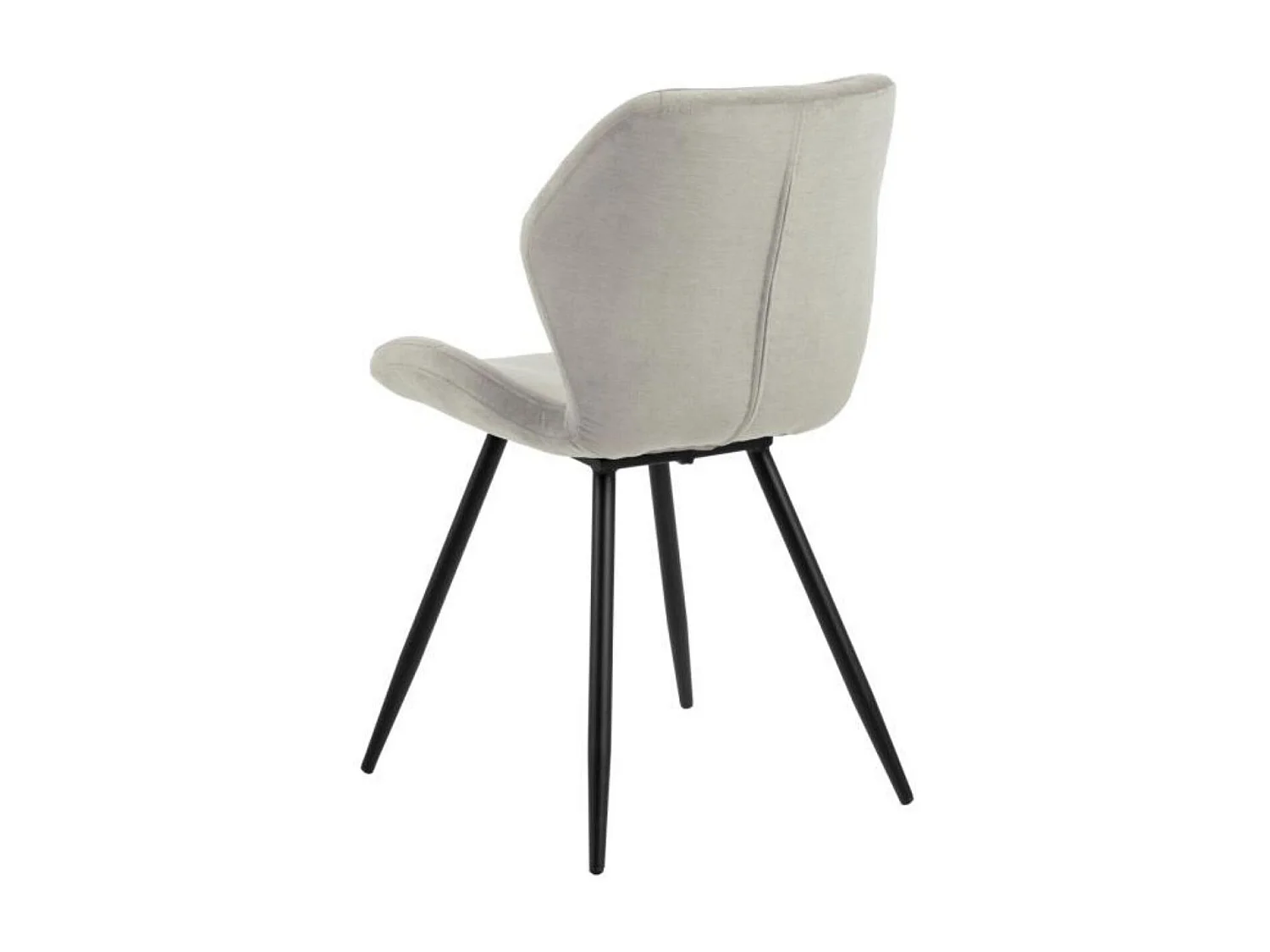 Chaises de salle à manger en tissu (lot de 2) - PETRA