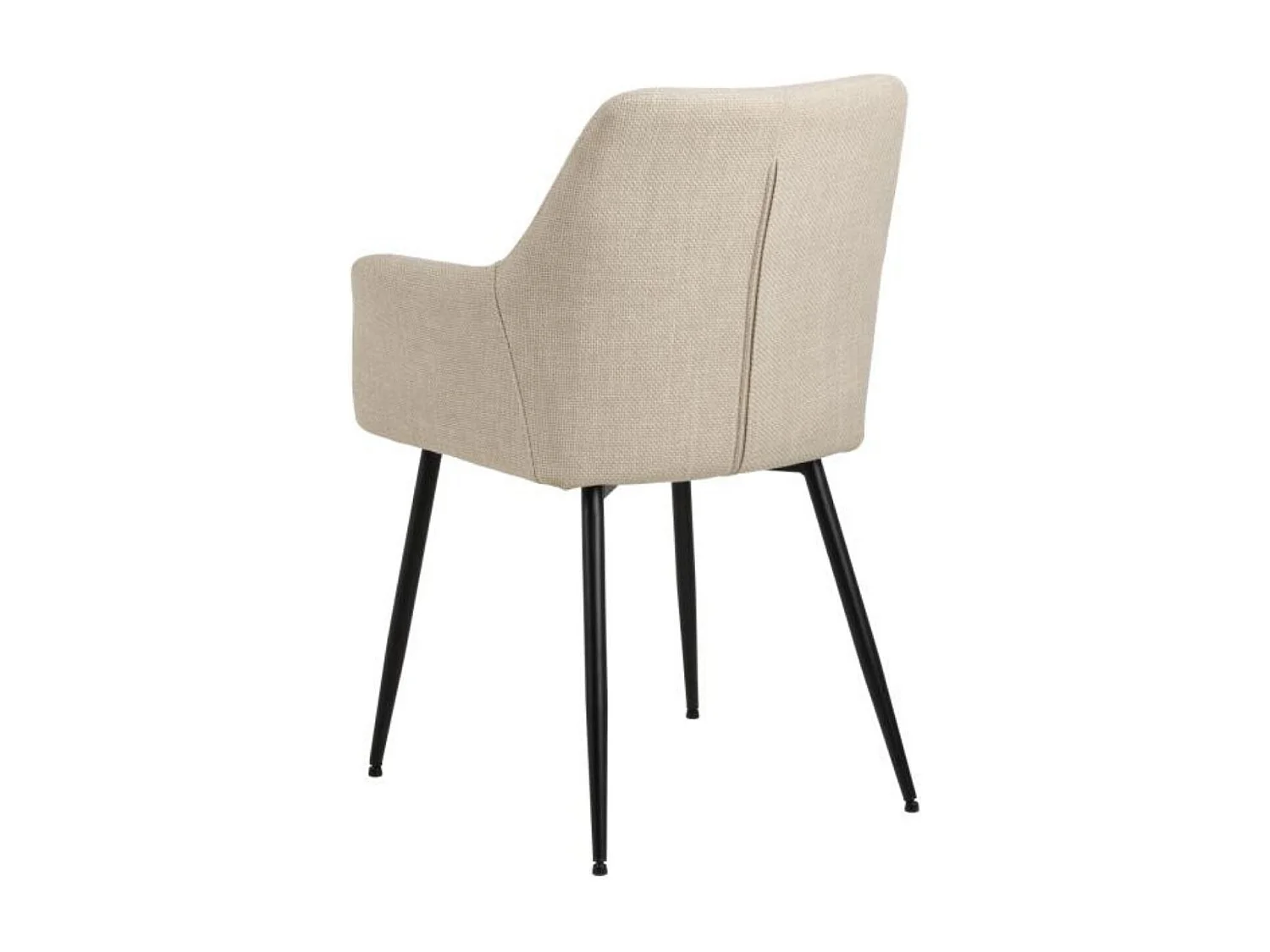 Chaises de salle à manger à accoudoirs en tissu (lot de 2) - YSA