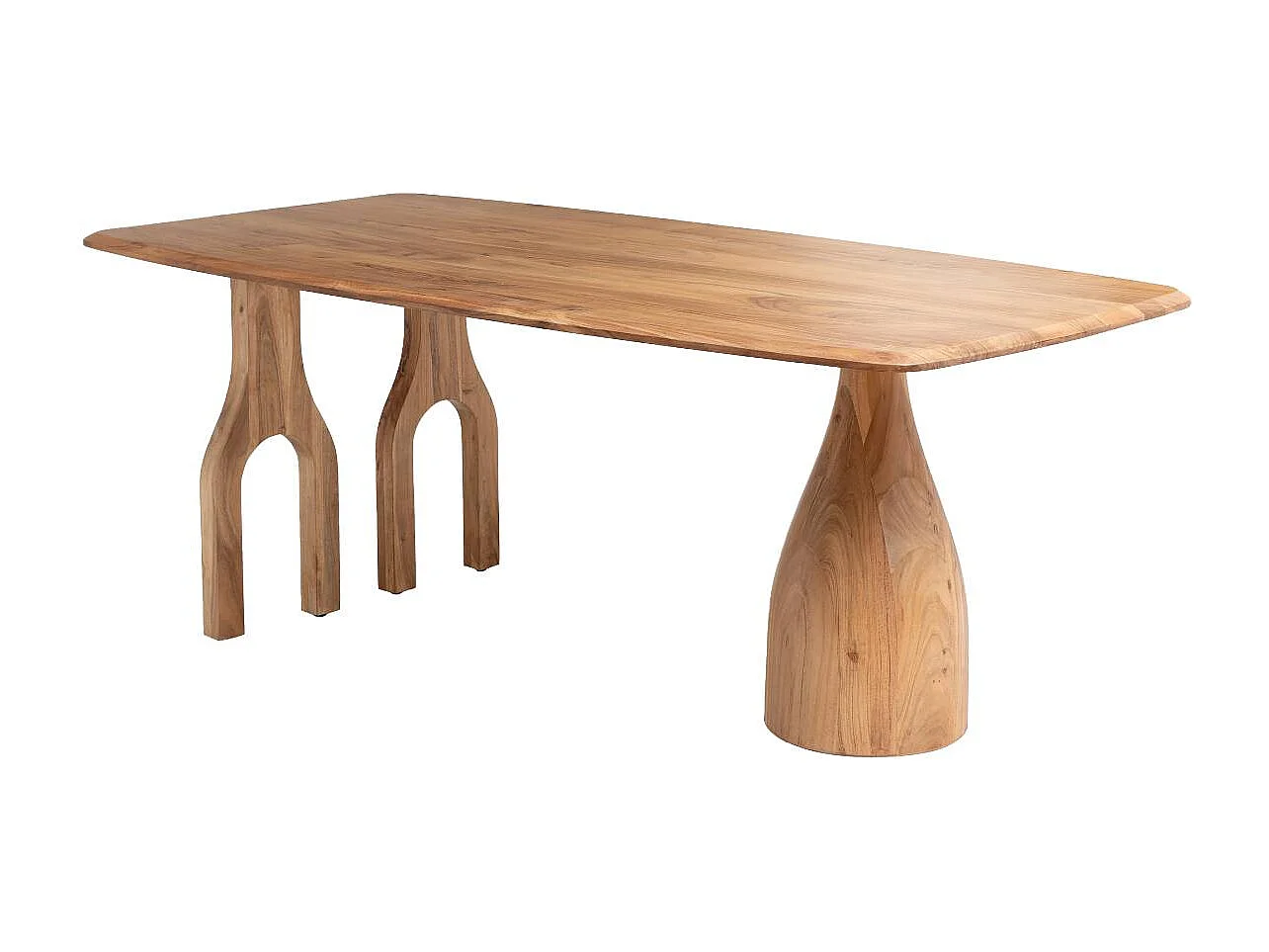 Table à manger en bois d'Acacia Anaé
