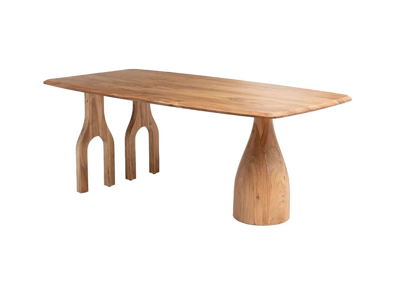 Table à manger en bois d'Acacia Anaé