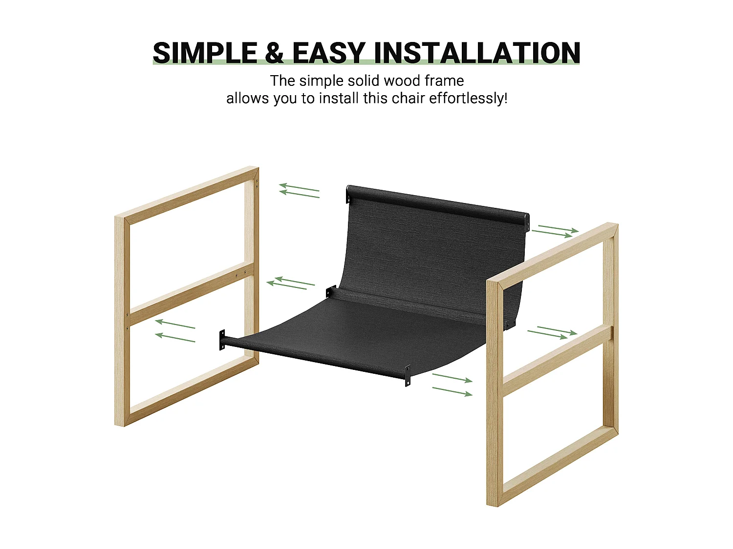 Fauteuil relax - Fauteuil scandinave - Fauteuil rembourré en tissu sherpa - ergonomique - Bois Massif - Vert - 79x68x83CM