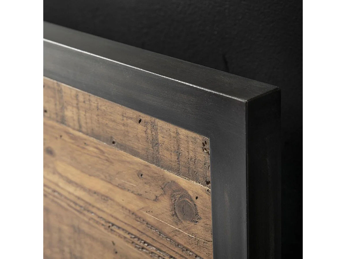 Lit en recyclé Bois Marron - Manufacture Interior's