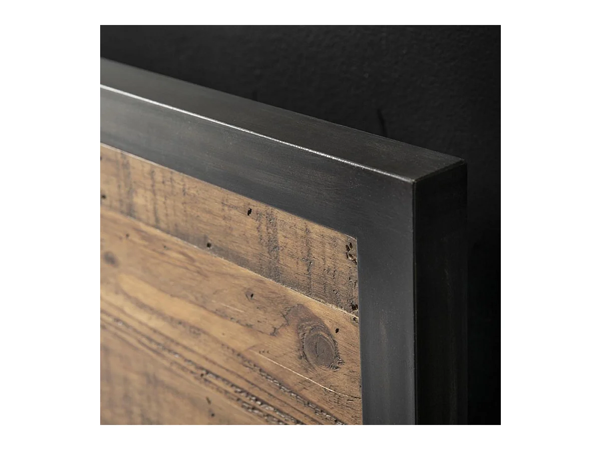 Lit en recyclé Bois Marron - Manufacture Interior's