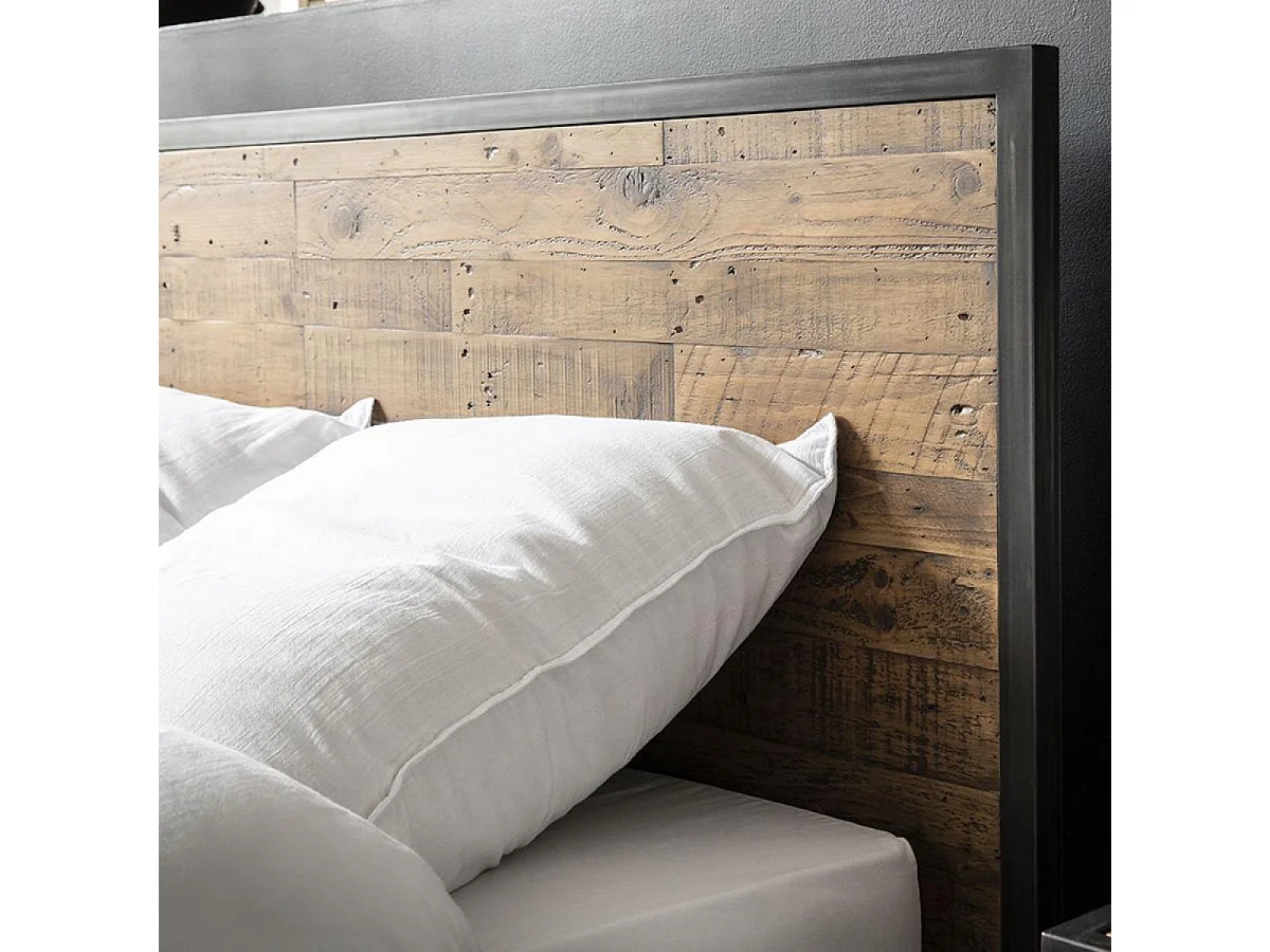 Lit en recyclé MDF Marron - Manufacture Interior's