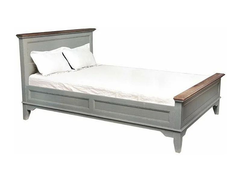 Lit Bois Gris - Esquisse Interior's