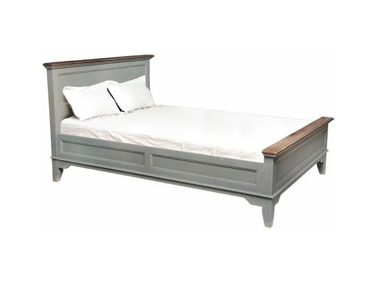 Lit Bois Gris - Esquisse Interior's