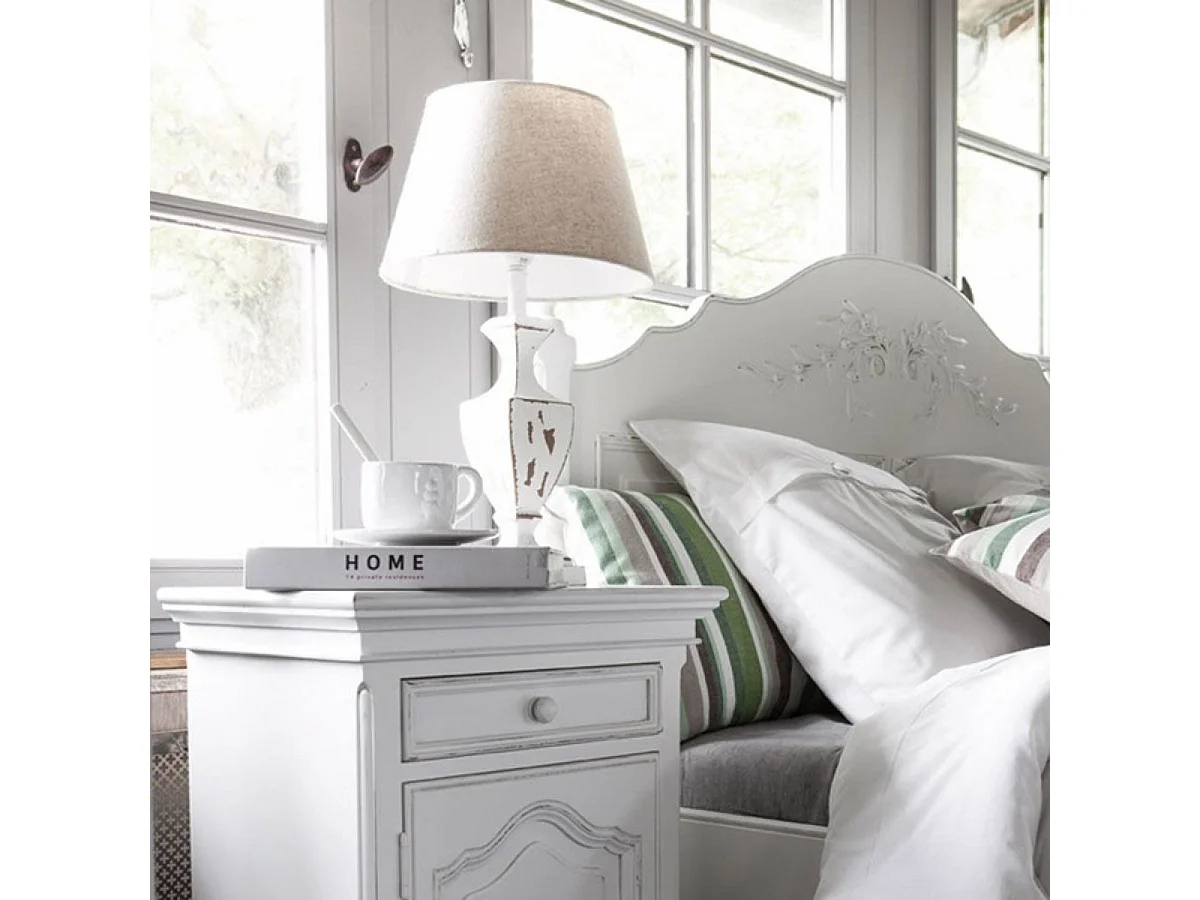 Lit à tiroirs MDF Blanc - Romance Interior's