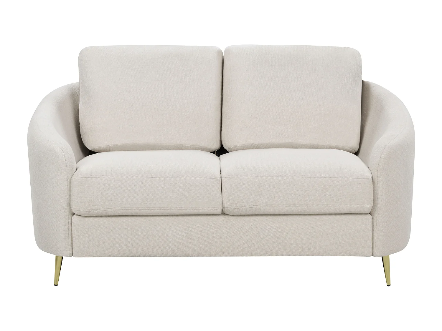 Canapé 2 places TROSA Tissu Beige clair